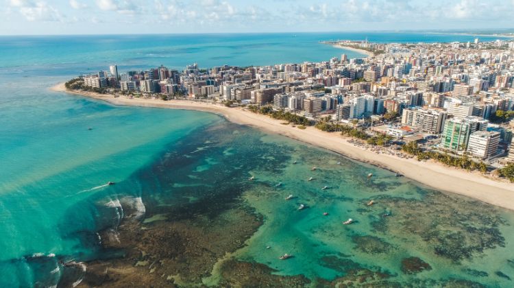 Vista Aérea de Maceió - Alagoas