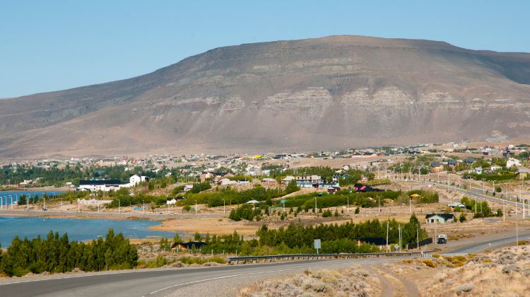 Cidade de El Calafate na Patagônia Argentina