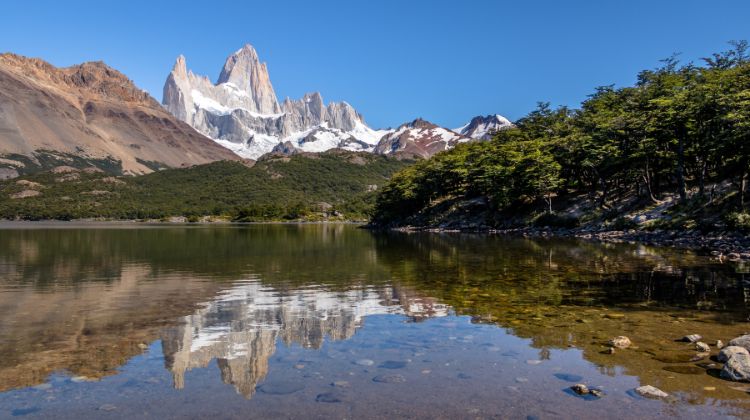 Laguna Capri com vista para o monte Fitz Roy - Patagônia Argentina